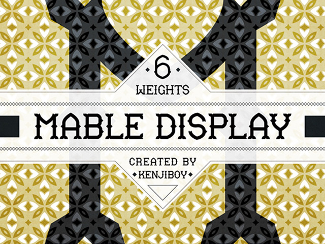 Mable Display free font
