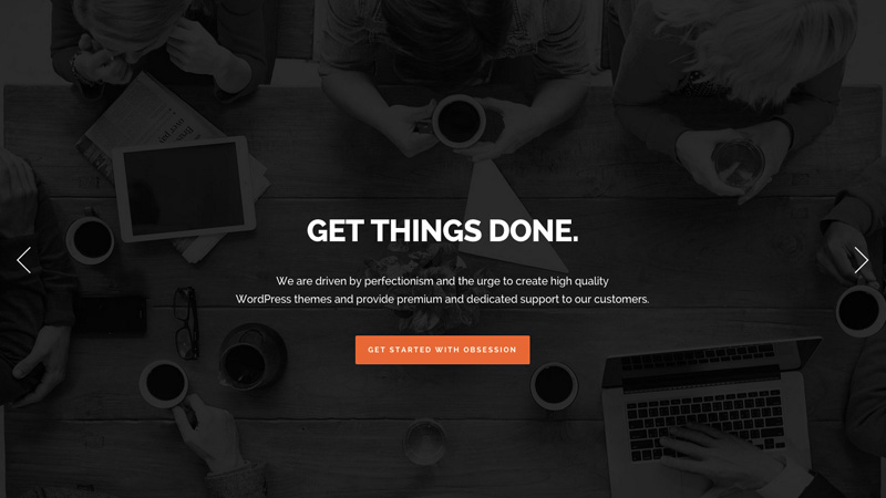 Obsession is a flexible and highly customisable multi & one page WordPress theme.