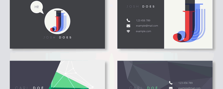 30 Elegant & Modern Business Card Templates