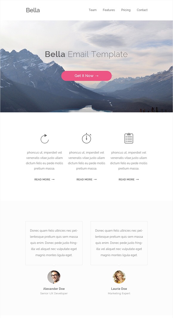15+ Awesome Free Email Templates to Download