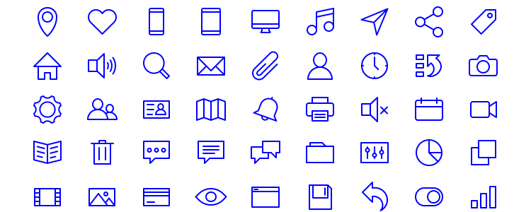 77 Essential Icons