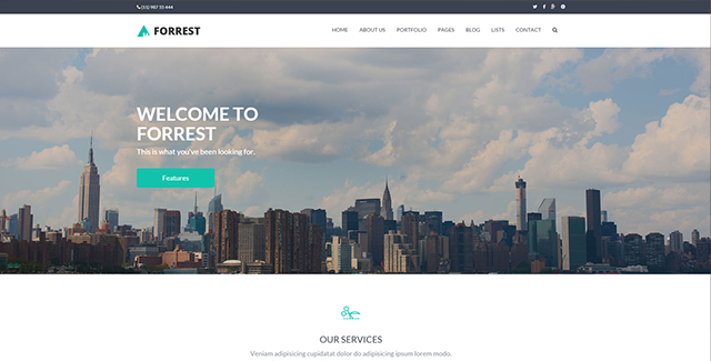 Forrest - Multipurpose HTML Template