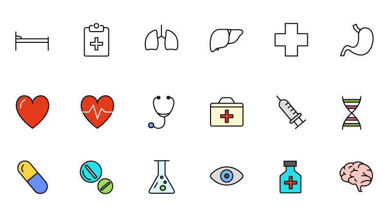 30 Free Medical and Science Icons