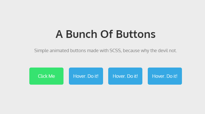 green blue animated buttons css3