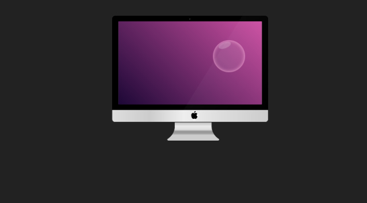 apple imac computer icon animation