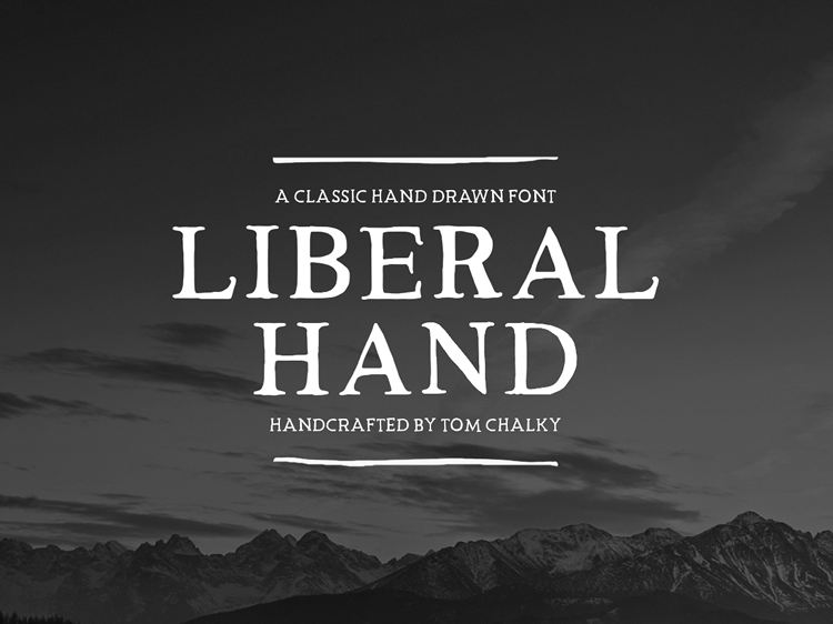 Liberal Hand Serif Font