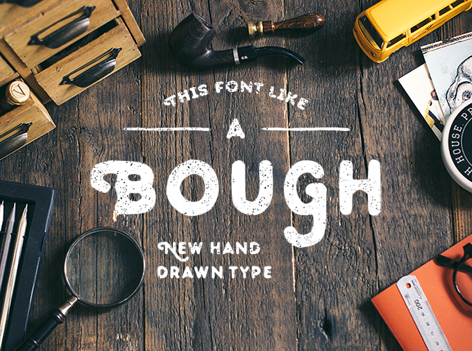 Bough Hand-Drawn Typeface