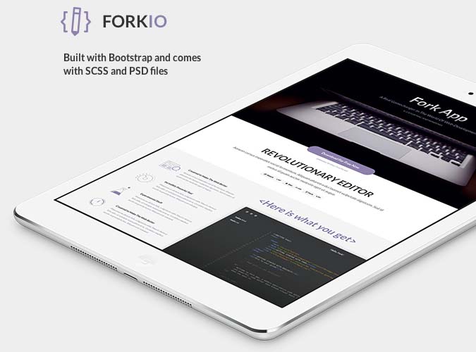 Forkio One-Page HTML Template