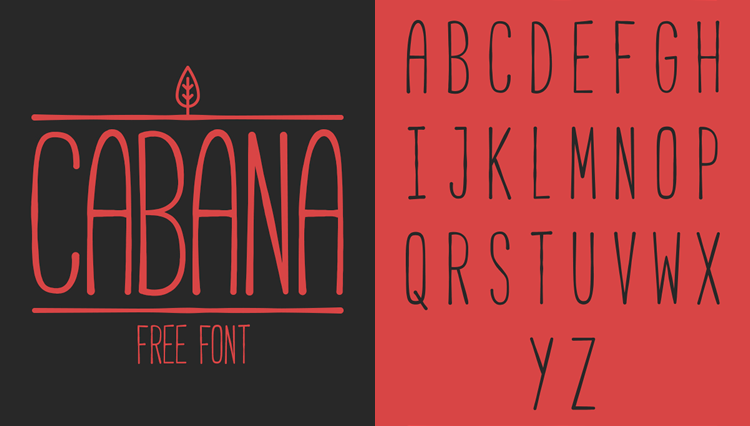 CABANA Handmade Font