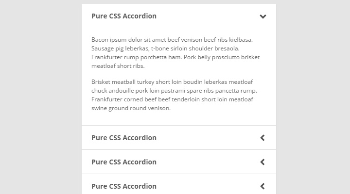 css accordion animation code