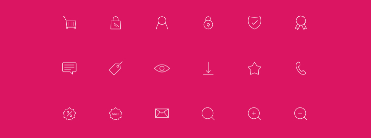 30 Free eCommerce Line Icons