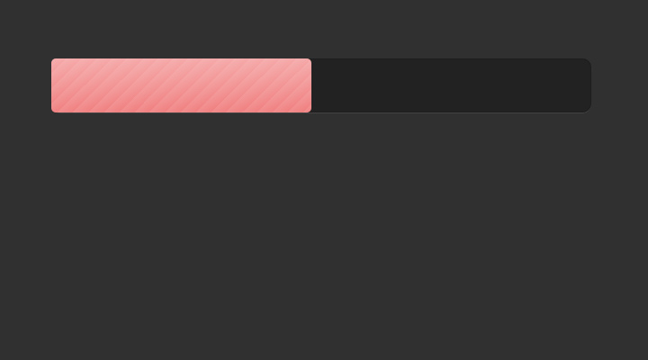 pink loading bar css3 animation