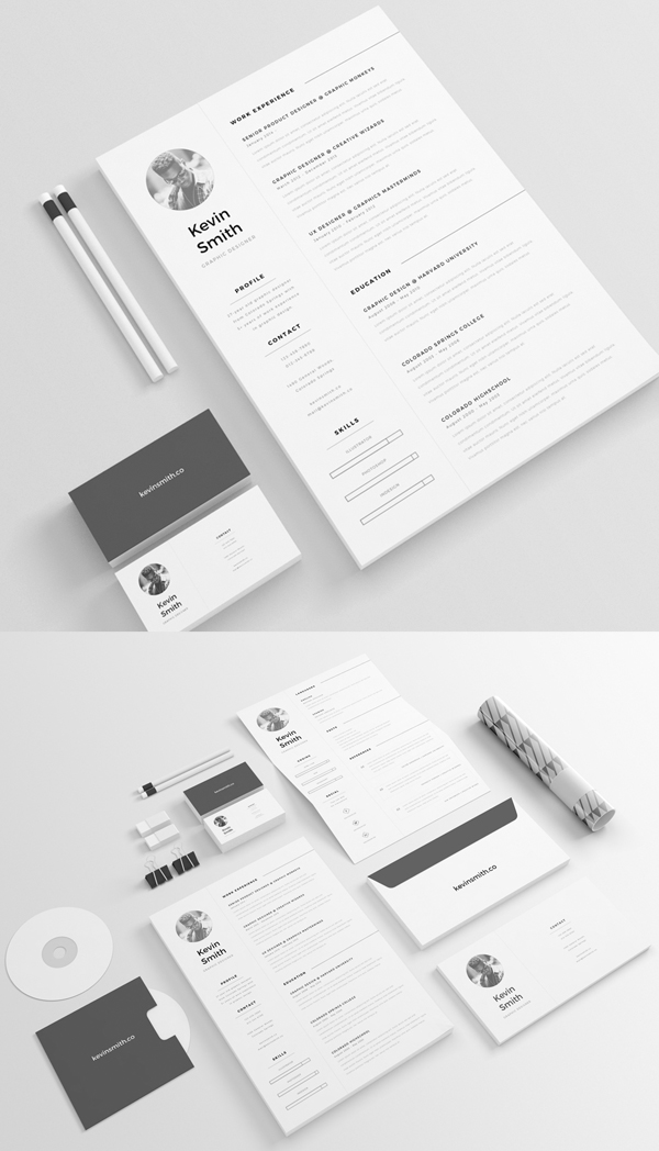 Free Minimal Resume Template by Mats-Peter Forss