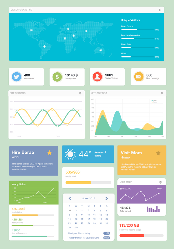 Modern Admin Dashboard UI Template