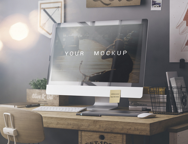 Free Psd web mockup