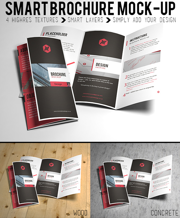 Free Smart Brochure Mock-up by Hasibur Rahman