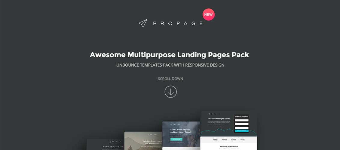 ProPage - Multipurpose Unbounce Template