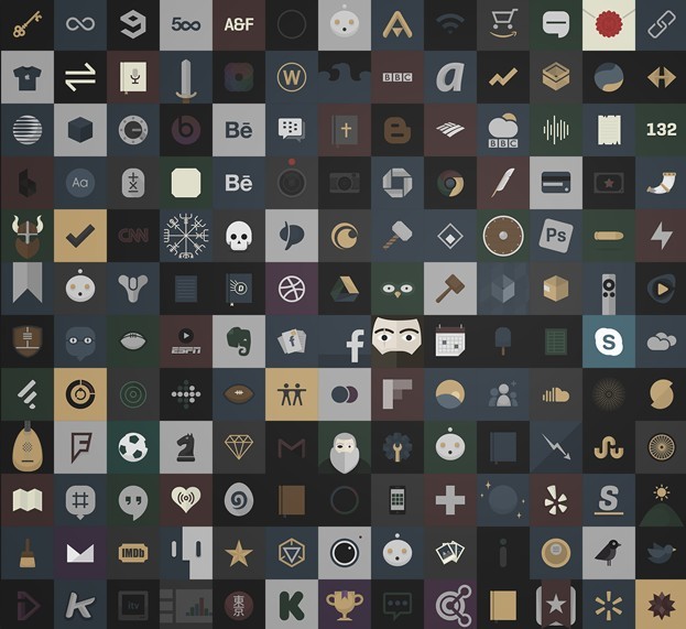 240+ Dark iOS Icons PSD