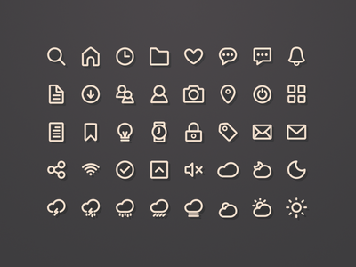 1000+ New Free Icons with Fresh and Clean Designs - iDevie