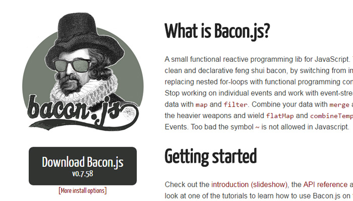 bacon js javascript open source