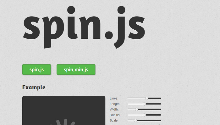 spin js open source plugin