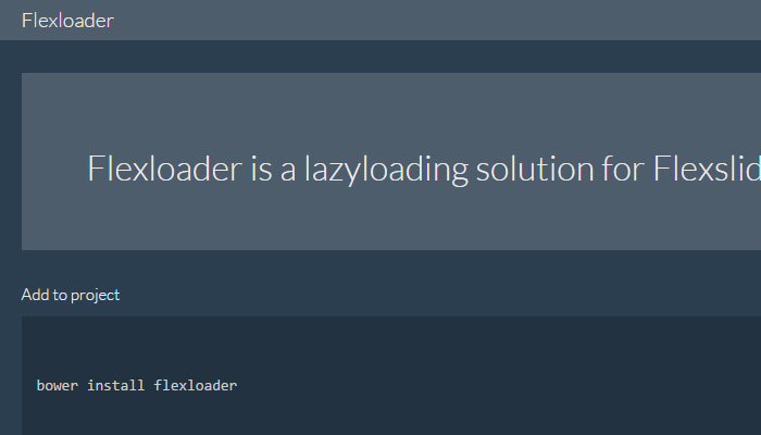 jquery responsive flex loader