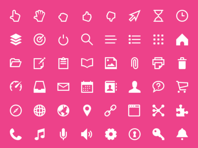 340 Touch Icon Set New Free Icons