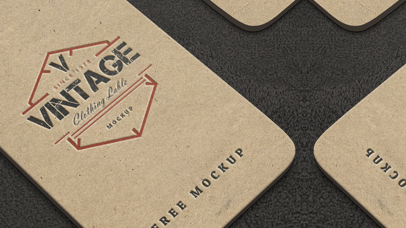 Vintage Label PSD Mockups