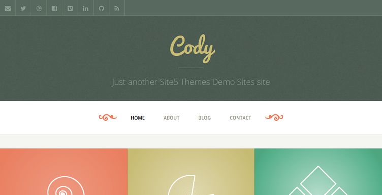 Cody, a clean and versatile blogging theme
