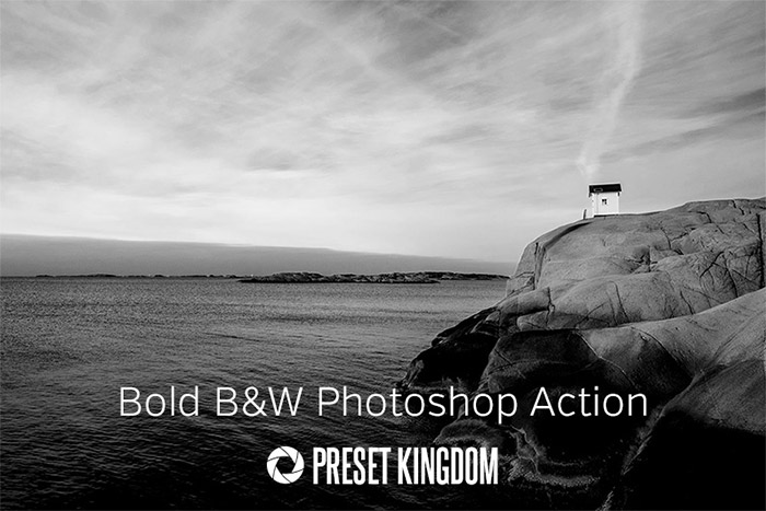 Bold Black & White Photoshop Actions