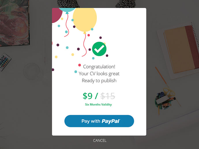 Payment Popup