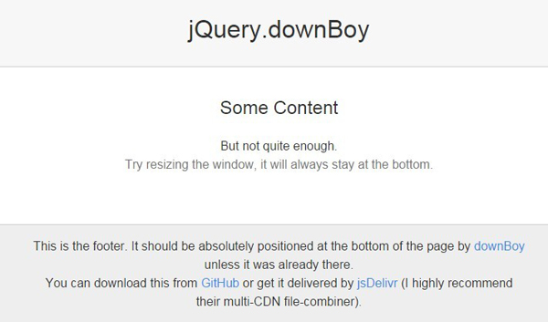 jQuery-down-boy