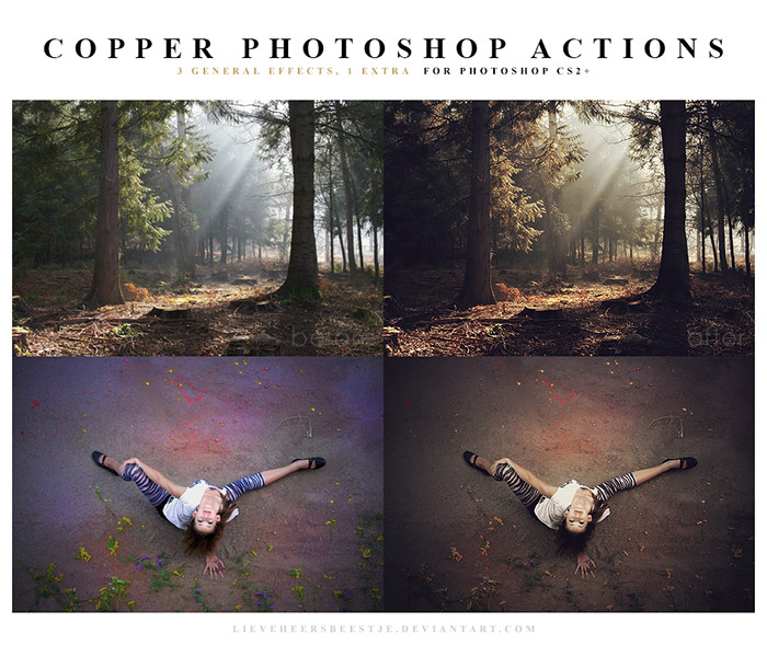 Copper Photoshop Actions