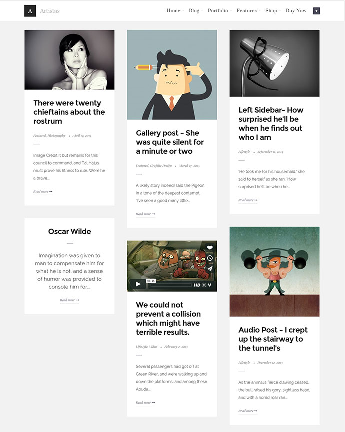 Artistas WordPress Themes