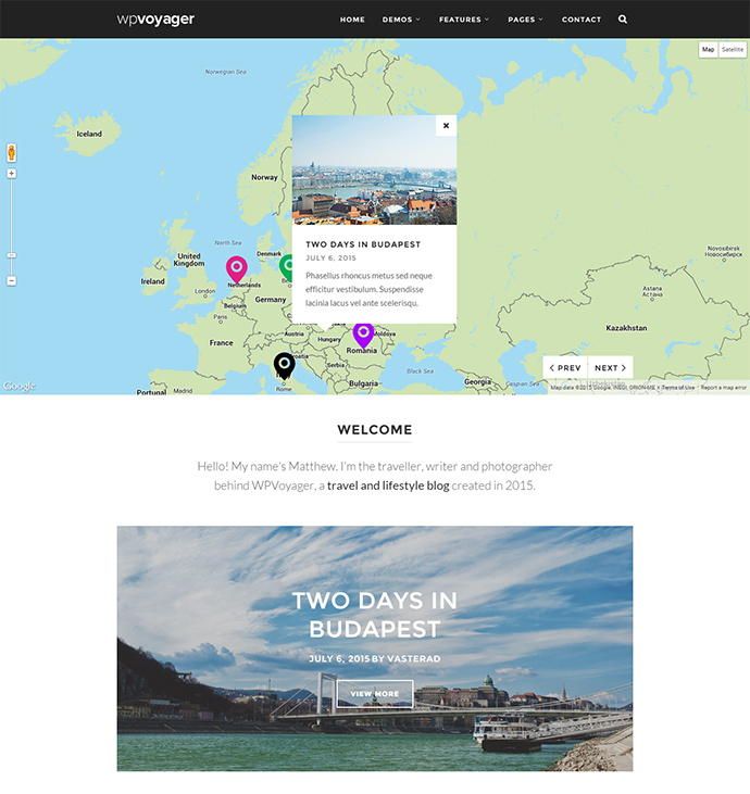 travel WordPress Themes