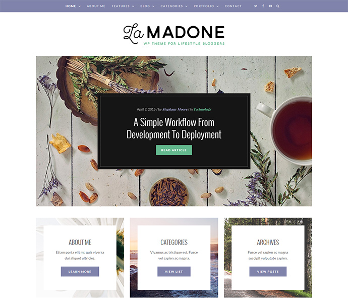 LaMadone WordPress Themes