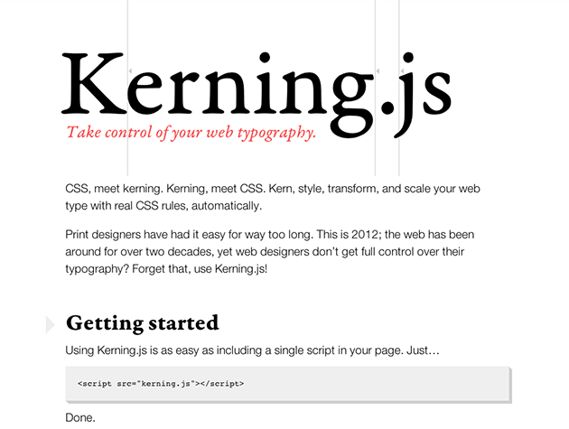 Kerning 