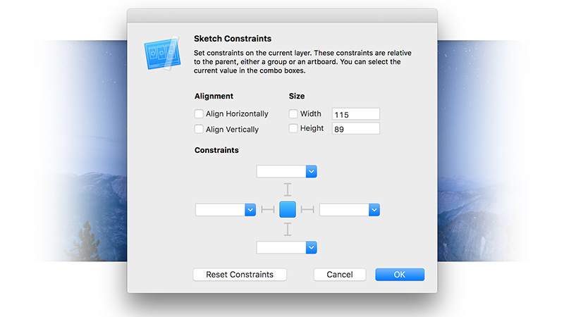 Sketch Constraints