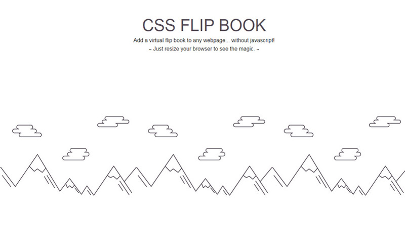 CSS Flip Book