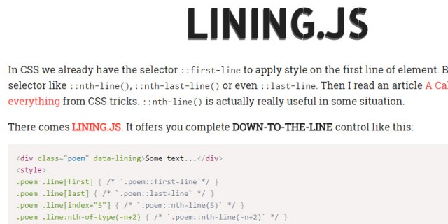 LINING.JS