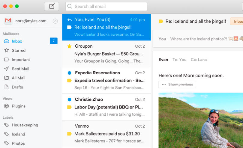N1: Open Source & Extensible Mail Client