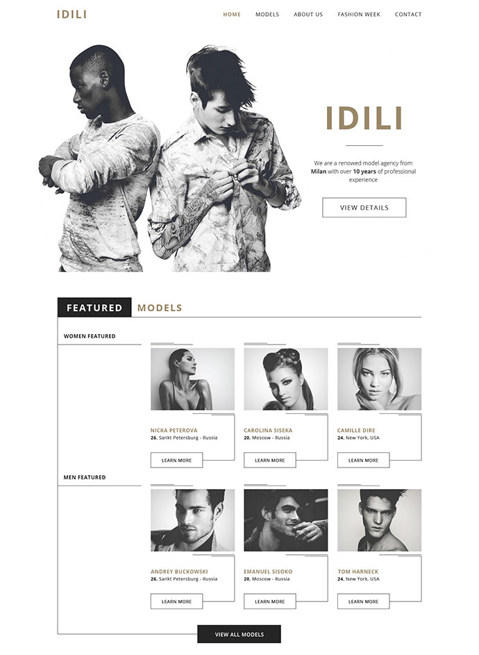 IDILI - Models agency [FREEBIE]