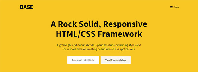 A Rock Solid, Responsive HTML/CSS Framework