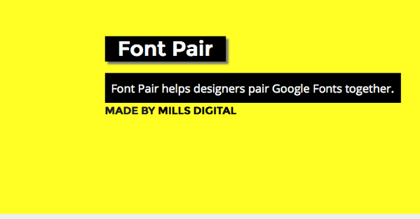 font-pair