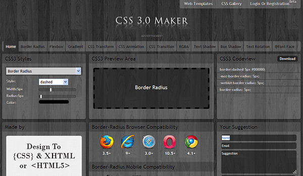 CSS 3.0 Maker