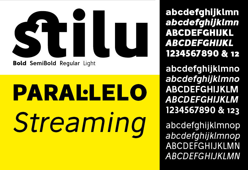 Stilu: Sans Serif Typeface Family