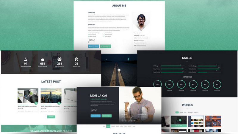 Web Resume Template