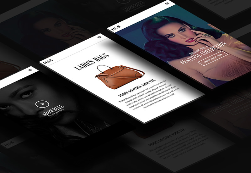 H&S: ECommerce Fashion Web Layout Concept