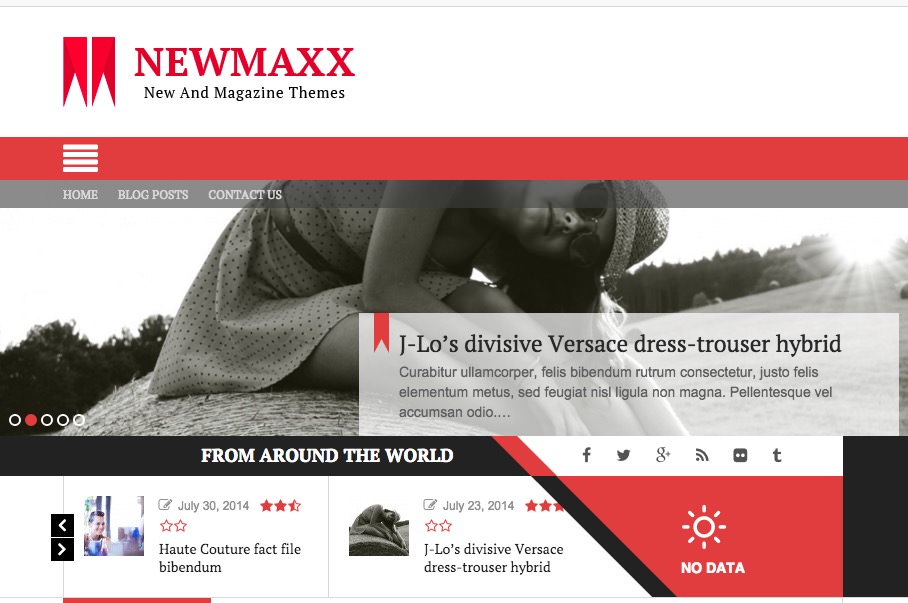 New Maxx: WordPress Theme