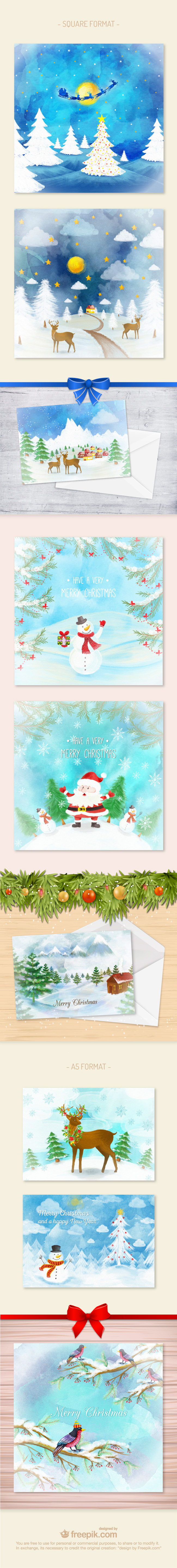Watercolor-Christmas-cards-01